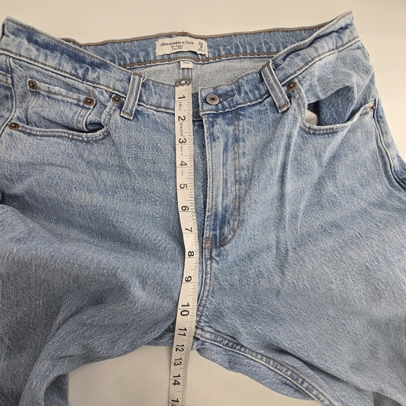 abercrombie and fitch Curve Love Low Rise Baggy Jean vintage confort size 28 - Picture 6 of 10